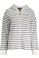 NORTH SAILS WOMEN'S WHITE ZIPPED SWEATSHIRT