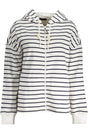 NORTH SAILS WOMEN'S WHITE ZIPPED SWEATSHIRT