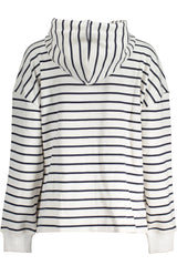 NORTH SAILS WOMEN'S WHITE ZIPPED SWEATSHIRT