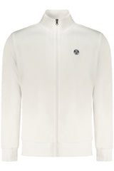 NORTH SAILS MEN'S WHITE ZIP-UP SWEATSHIRT