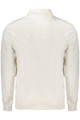 NORTH SAILS MEN'S WHITE ZIP-UP SWEATSHIRT