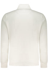 NORTH SAILS MEN'S WHITE ZIP-UP SWEATSHIRT