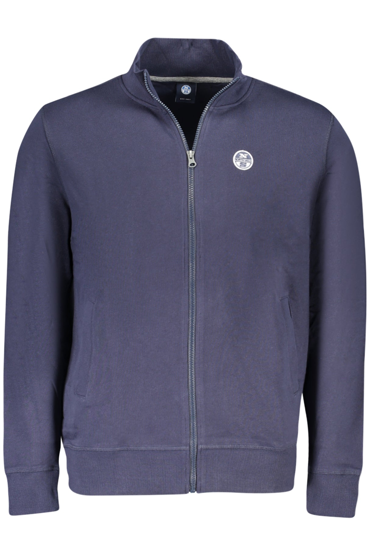NORTH SAILS MEN'S BLUE ZIP-UP SWEATSHIRT