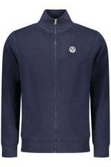NORTH SAILS MEN'S BLUE ZIP-UP SWEATSHIRT