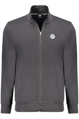 NORTH SAILS MEN'S BLACK ZIP-UP SWEATSHIRT