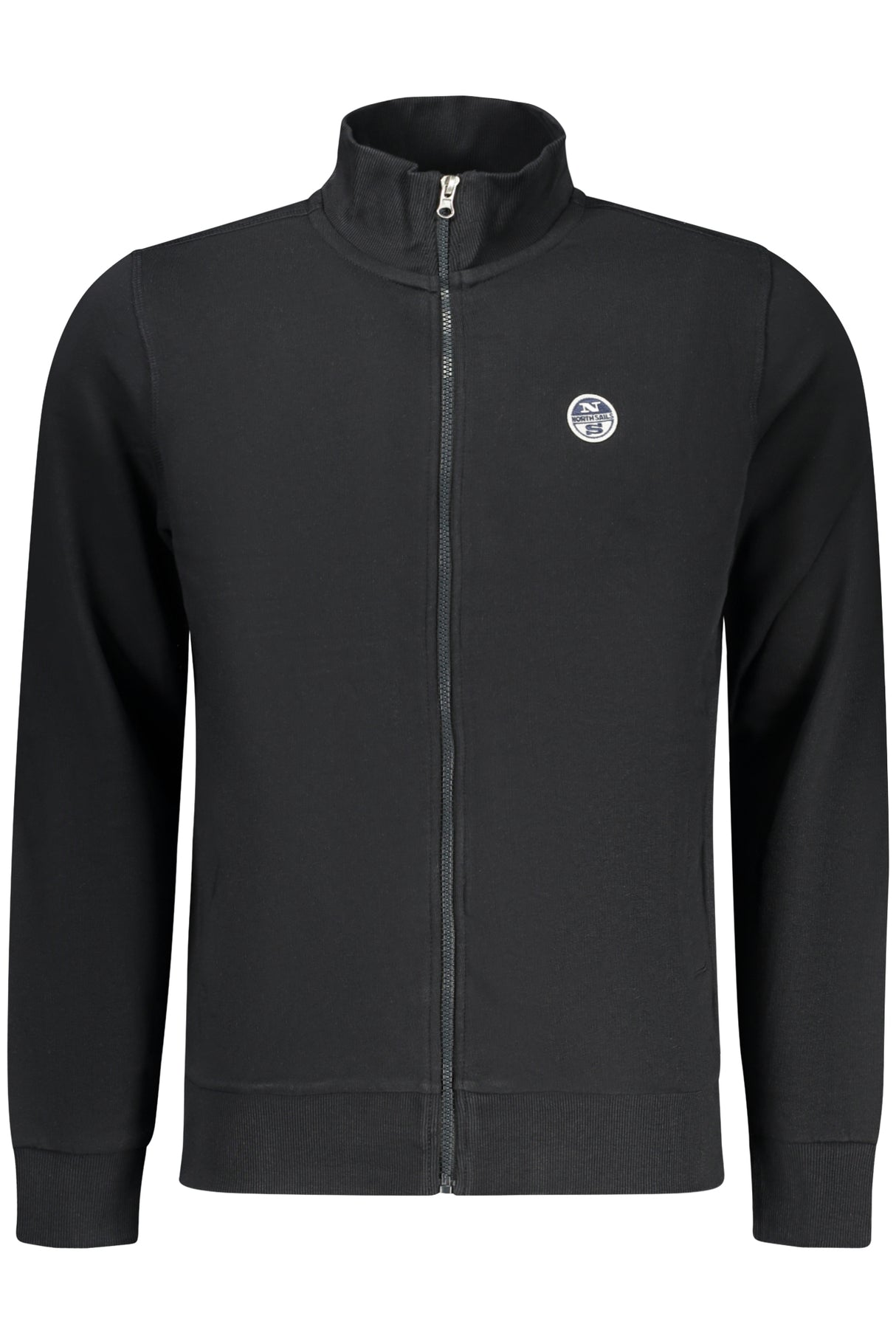 NORTH SAILS MEN'S BLACK ZIP-UP SWEATSHIRT
