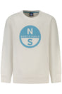 NORTH SAILS CHILDREN'S ZIP-UP SWEATSHIRT, WHITE