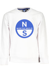 NORTH SAILS WHITE SWEATSHIRT WITHOUT ZIP