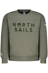 NORTH SAILS CHILDREN'S ZIP-UP SWEATSHIRT, GREEN