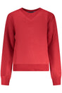 NORTH SAILS WOMEN'S RED ZIP-UP SWEATSHIRT