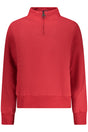 NORTH SAILS WOMEN'S RED ZIP-UP SWEATSHIRT