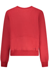 NORTH SAILS WOMEN'S RED ZIP-UP SWEATSHIRT