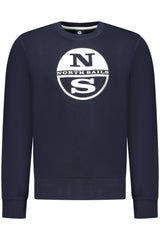 NORTH SAILS MEN'S BLUE ZIP-UP SWEATSHIRT