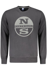 NORTH SAILS MEN'S BLACK ZIP-UP SWEATSHIRT