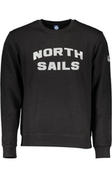NORTH SAILS MEN'S BLACK ZIP-UP SWEATSHIRT