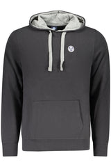 NORTH SAILS MEN'S BLACK ZIP-UP SWEATSHIRT