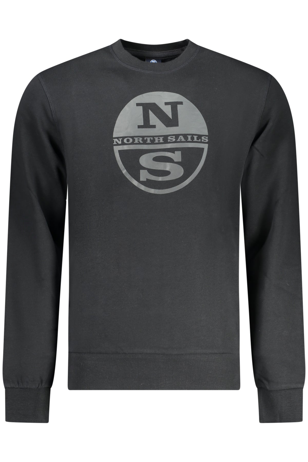 NORTH SAILS MEN'S BLACK ZIP-UP SWEATSHIRT