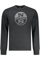 NORTH SAILS MEN'S BLACK ZIP-UP SWEATSHIRT