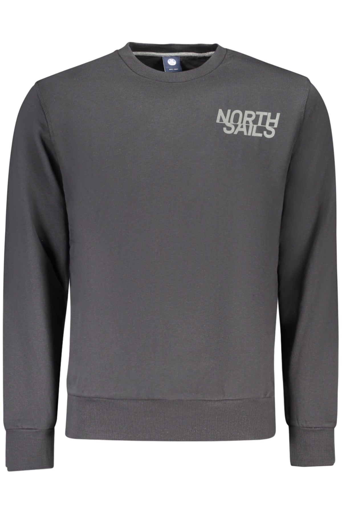 NORTH SAILS MEN'S BLACK ZIP-UP SWEATSHIRT