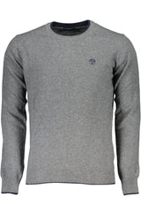 NORTH SAILS GRAY MEN'S SWEATER