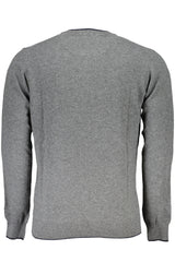 NORTH SAILS GRAY MEN'S SWEATER