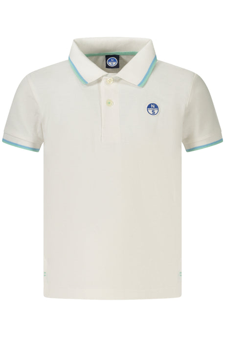 NORTH SAILS CHILDREN'S SHORT-SLEEVED POLO SHIRT, WHITE