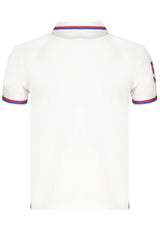NORTH SAILS WHITE SHORT SLEEVED POLO SHIRT FOR CHILDREN