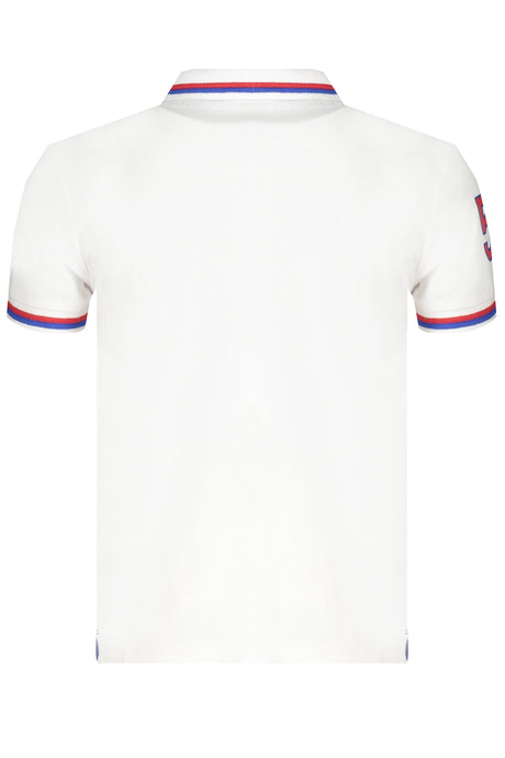 NORTH SAILS WHITE SHORT SLEEVED POLO SHIRT FOR CHILDREN