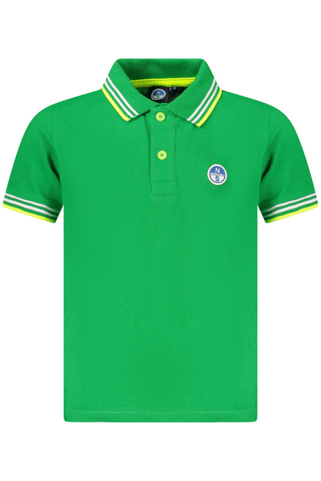 NORTH SAILS CHILDREN'S SHORT SLEEVE POLO GREEN