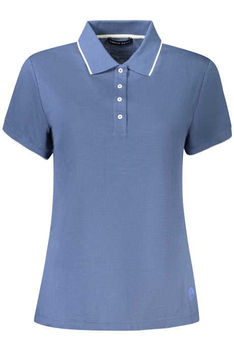 NORTH SAILS WOMEN'S SHORT SLEEVE POLO BLUE