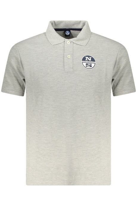NORTH SAILS MEN'S SHORT SLEEVE POLO GREY