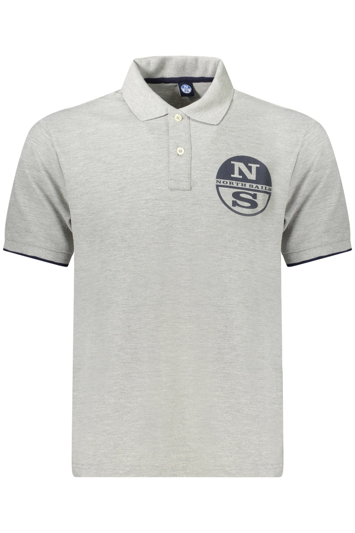 NORTH SAILS MEN'S SHORT SLEEVE POLO GREY