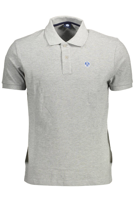 NORTH SAILS MEN'S SHORT SLEEVE POLO GREY