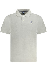 NORTH SAILS MEN'S SHORT SLEEVE POLO GREY