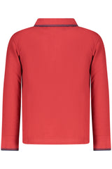 NORTH SAILS KIDS' LONG-SLEEVED POLO SHIRT, RED