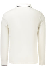 NORTH SAILS MEN'S LONG-SLEEVED POLO SHIRT WHITE