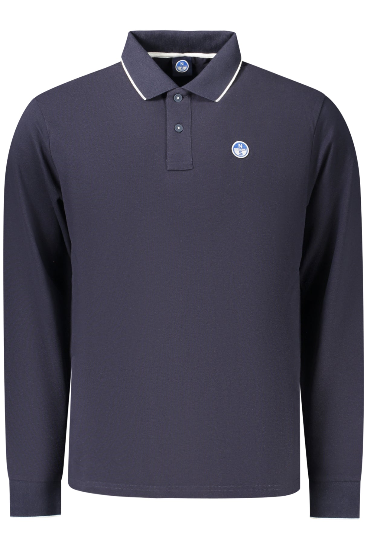 NORTH SAILS MEN'S LONG-SLEEVED POLO SHIRT, BLUE
