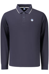NORTH SAILS MEN'S LONG-SLEEVED POLO SHIRT, BLUE