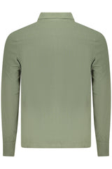 NORTH SAILS MEN'S LONG-SLEEVED POLO SHIRT, GREEN