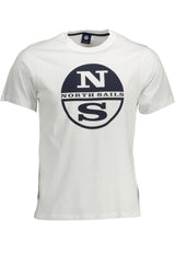 NORTH SAILS WHITE MEN'S SHORT SLEEVE T-SHIRT