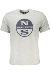 NORTH SAILS MEN'S SHORT SLEEVED T-SHIRT GRAY