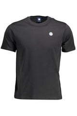 NORTH SAILS BLACK MEN'S SHORT SLEEVE T-SHIRT