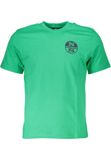 NORTH SAILS GREEN MEN'S SHORT SLEEVED T-SHIRT