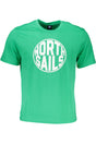 NORTH SAILS GREEN MEN'S SHORT SLEEVED T-SHIRT