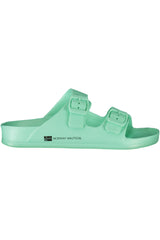 NORWAY 1963 WOMEN'S GREEN SLIPPER FOOTWEAR