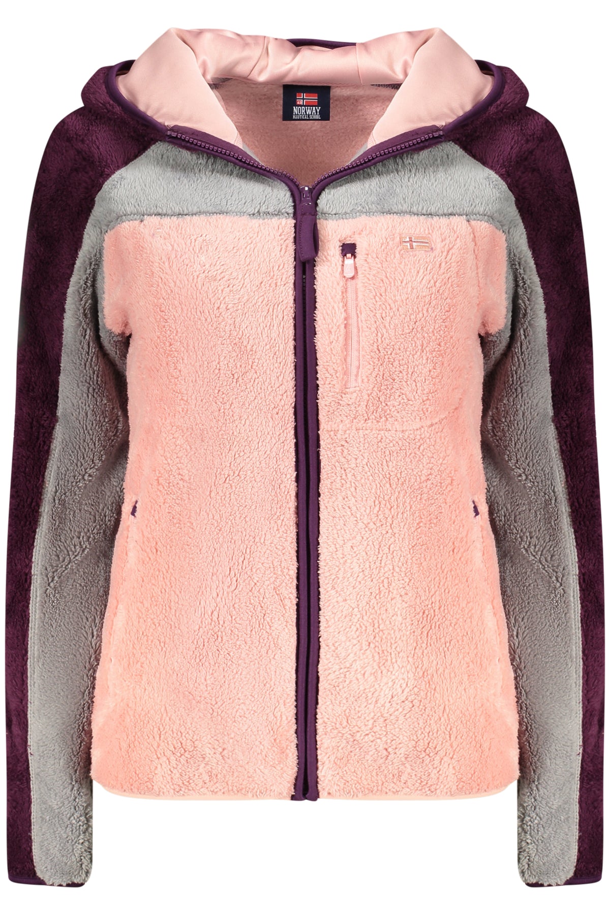 NORWAY 1963 WOMEN'S PINK ZIP-UP SWEATSHIRT
