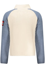 NORWAY 1963 MEN'S BEIGE ZIP-UP SWEATSHIRT