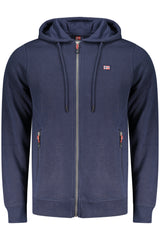 NORWAY 1963 MEN'S BLUE ZIP-UP SWEATSHIRT