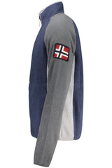 NORWAY 1963 MEN'S BLUE ZIP-UP SWEATSHIRT