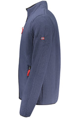 NORWAY 1963 MEN'S BLUE ZIP-UP SWEATSHIRT
